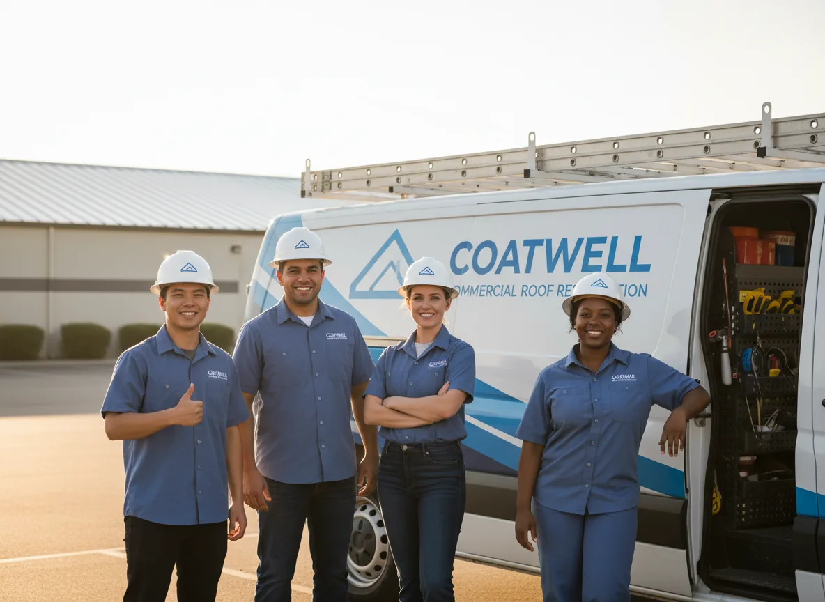 Commercial roof coating company in Tilton, NH